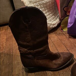 Brown Leather Women's Boots
